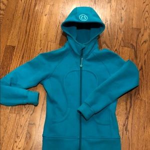 Lululemon scuba hoodie in teal